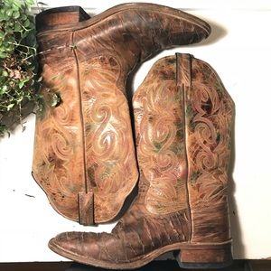 Boulet Ladies Rio Brown Sasquatch Square Toe Boots